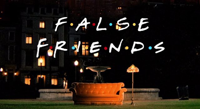 False Friends en inglés